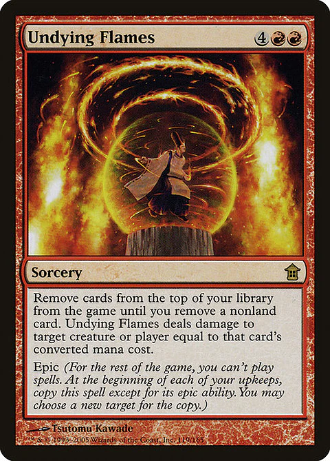 Carta Magic - Undying Flames - Idioma: Español - Edicion: Saviors of Kamigawa