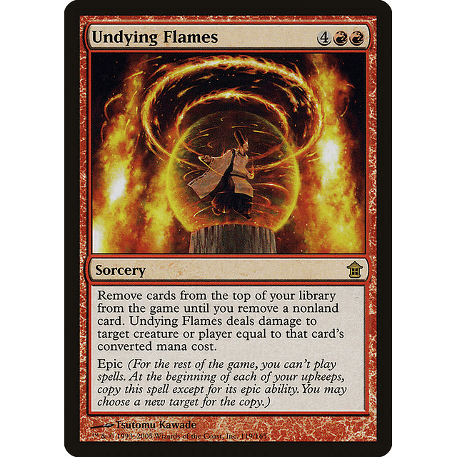 Carta Magic - Undying Flames - Idioma: Español - Edicion: Saviors of Kamigawa