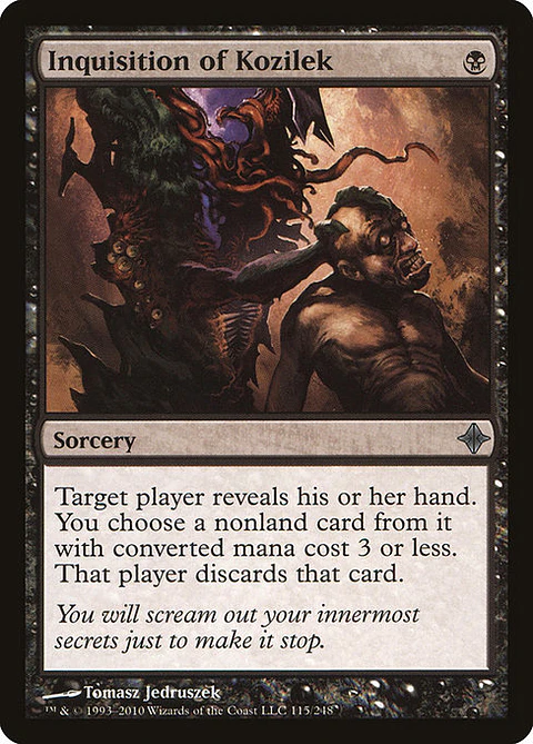 Carta Magic - Inquisition of Kozilek - Idioma: Español - Edicion: Rise of the Eldrazi