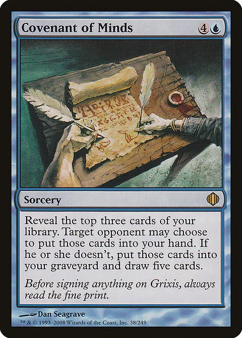 Carta Magic - Covenant of Minds - Idioma: Español - Edicion: Shards of Alara
