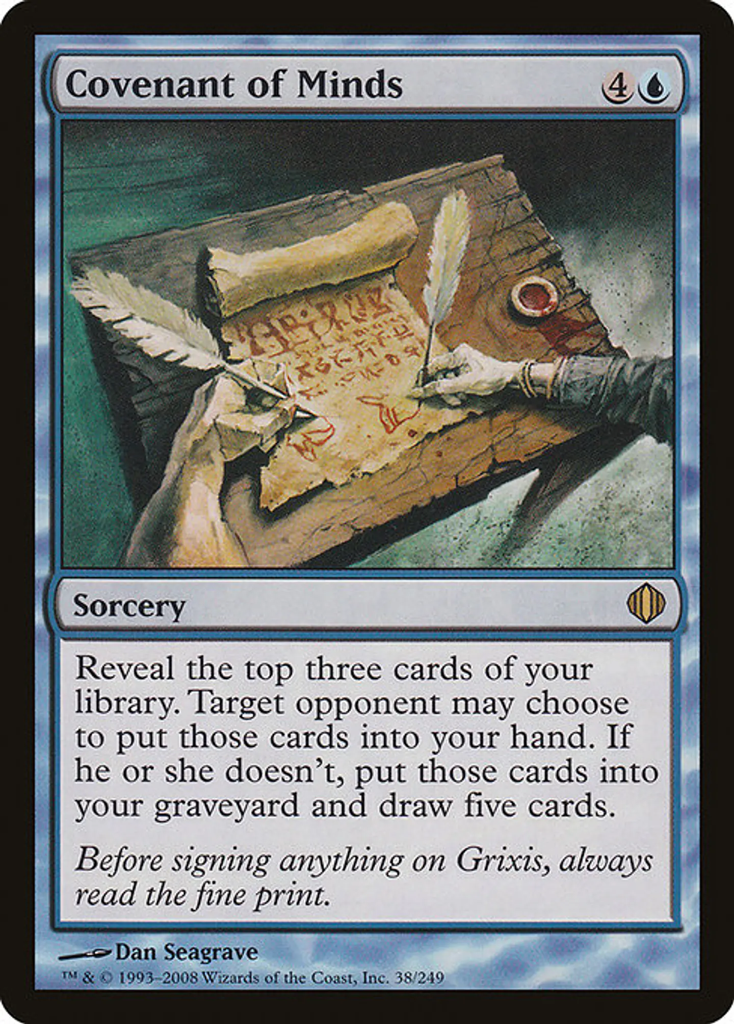 Carta Magic - Covenant of Minds - Idioma: Español - Edicion: Shards of Alara 1