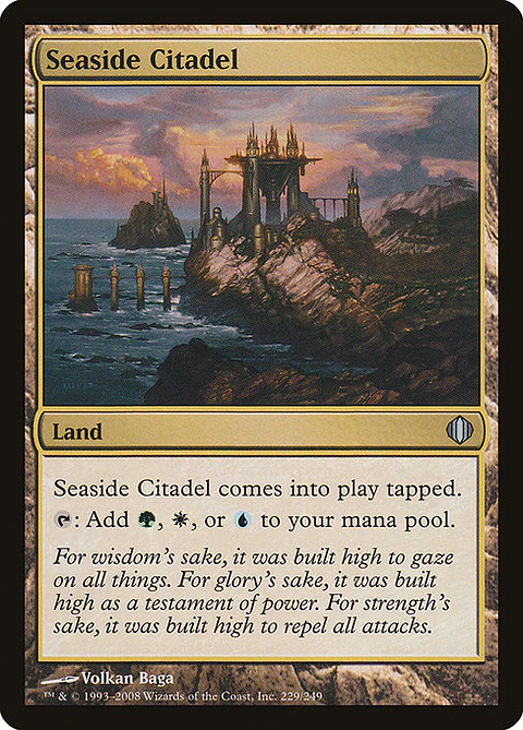 Carta Magic - Seaside Citadel - Idioma: Español - Edicion: Shards of Alara