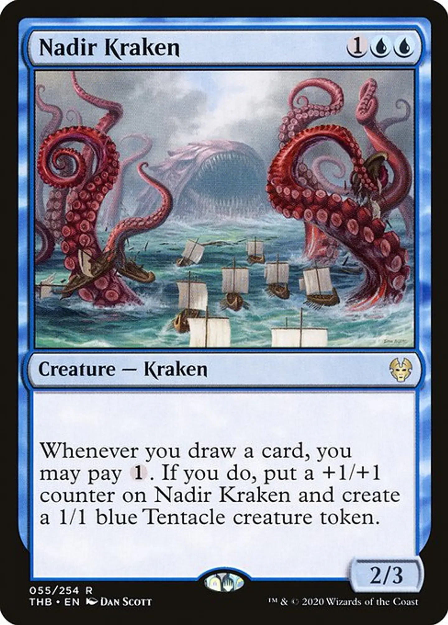 Carta Magic - Nadir Kraken - Idioma: Ingles - Edicion: Theros Beyond Death 1