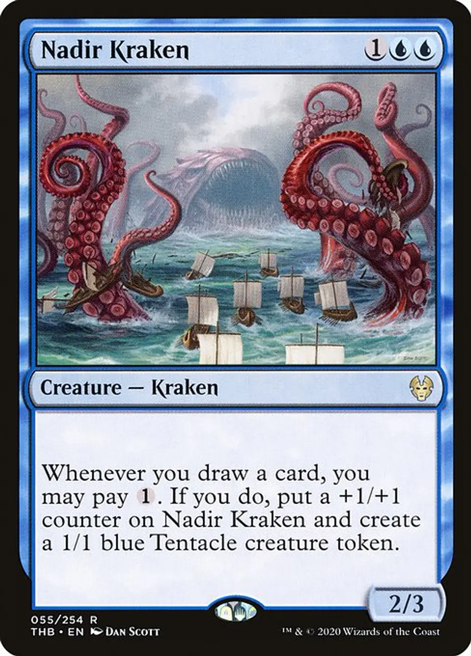Carta Magic - Nadir Kraken - Idioma: Ingles - Edicion: Theros Beyond Death 1