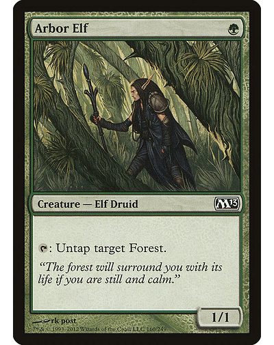 Carta Magic - Arbor Elf - Idioma: Español - Edicion: Magic 2013