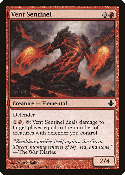 Carta Magic - FOIL Vent Sentinel - Idioma: Español - Edicion: Rise of the Eldrazi