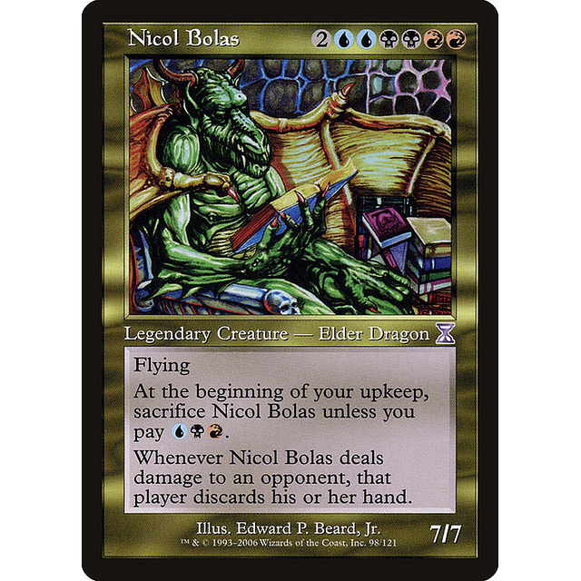 Carta Magic - Nicol Bolas - Idioma: Español - Edicion: Time Spiral Timeshifted