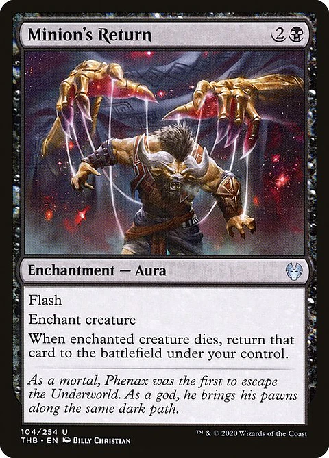 Carta Magic - FOIL Minion's Return - Idioma: Ingles - Edicion: Theros Beyond Death