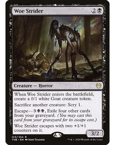 Carta Magic - Woe Strider - Idioma: Ingles - Edicion: Theros Beyond Death