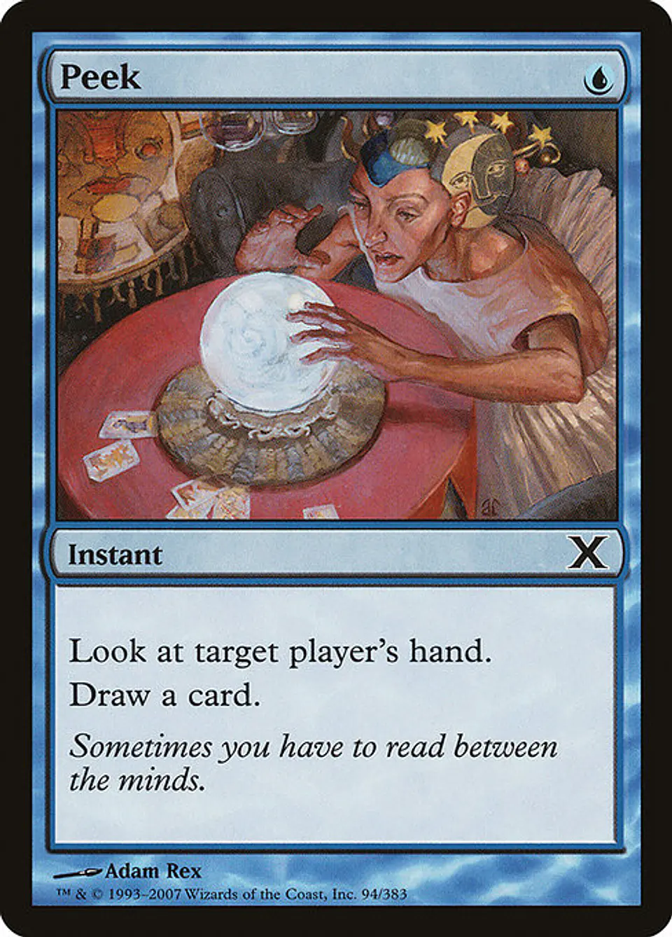 Carta Magic - Peek - Idioma: Español - Edicion: Tenth Edition 1