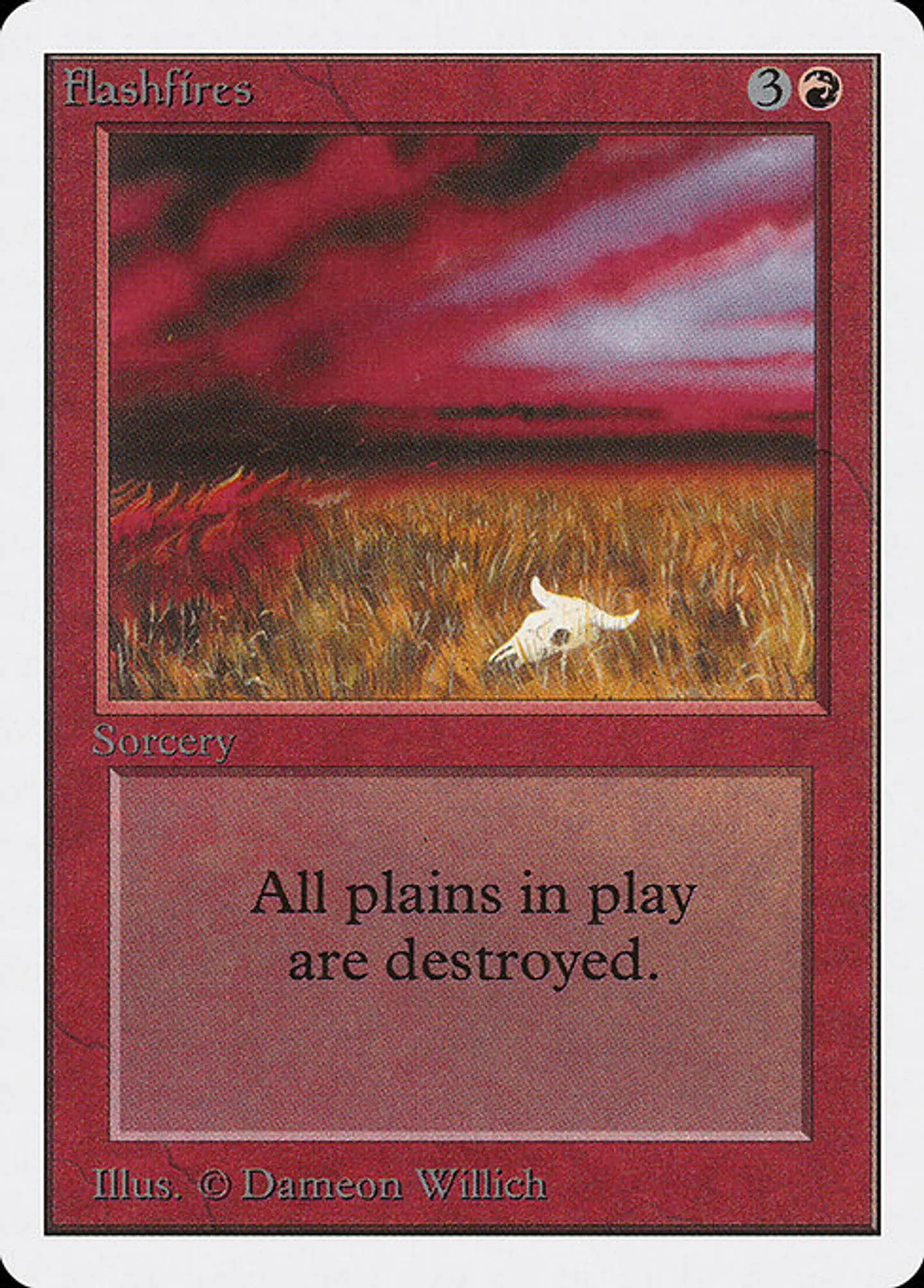 Carta Magic - Flashfires - Idioma: Ingles - Edicion: Unlimited Edition 1