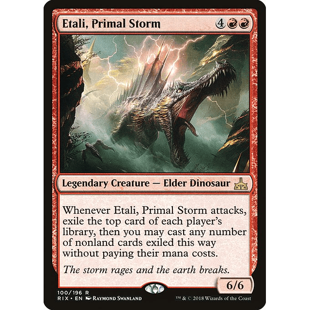 Carta Magic - Etali, Primal Storm - Idioma: Español - Edicion: Rivals of Ixalan