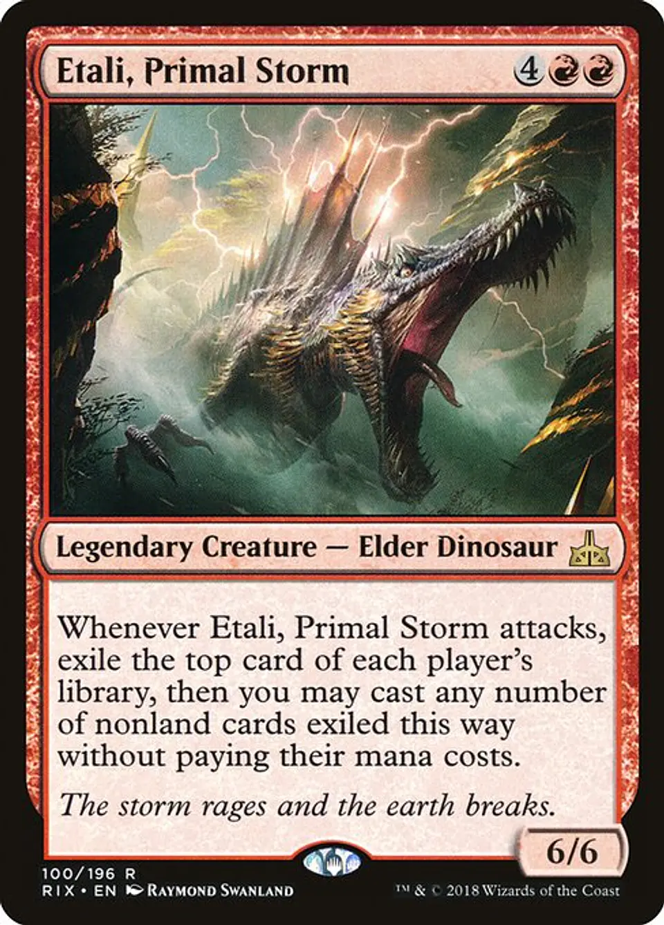 Carta Magic - Etali, Primal Storm - Idioma: Español - Edicion: Rivals of Ixalan 1