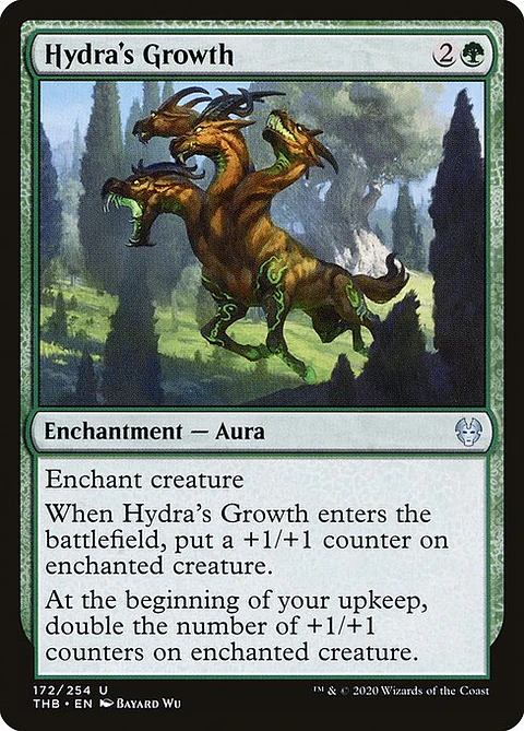 Carta Magic - Hydra's Growth - Idioma: Ingles - Edicion: Theros Beyond Death