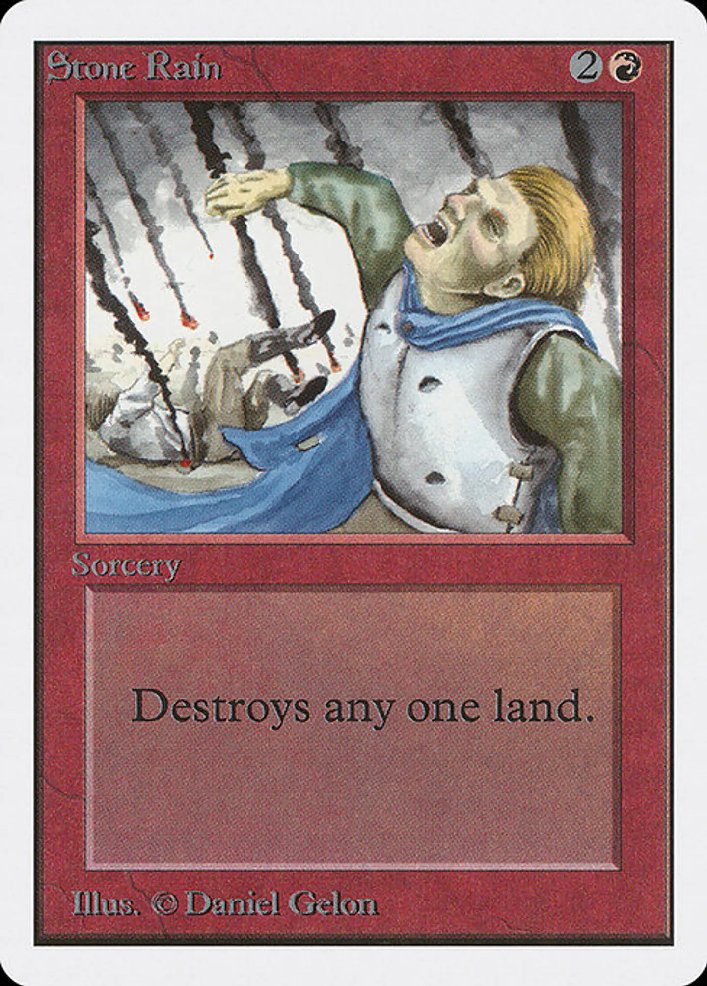 Carta Magic - Stone Rain - Idioma: Ingles - Edicion: Unlimited Edition 1