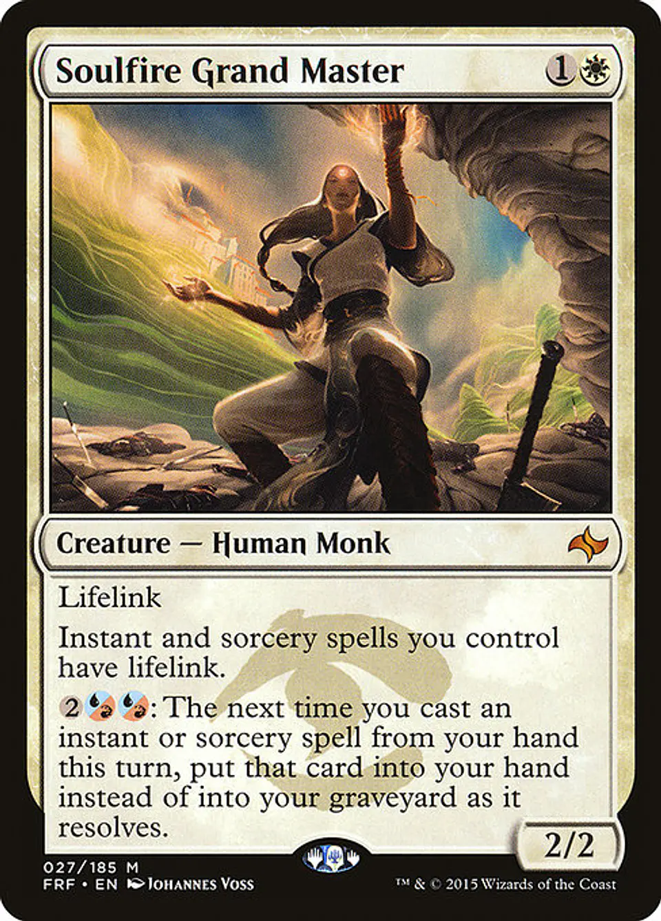 Carta Magic - Soulfire Grand Master - Idioma: Ingles - Edicion: Fate Reforged 1