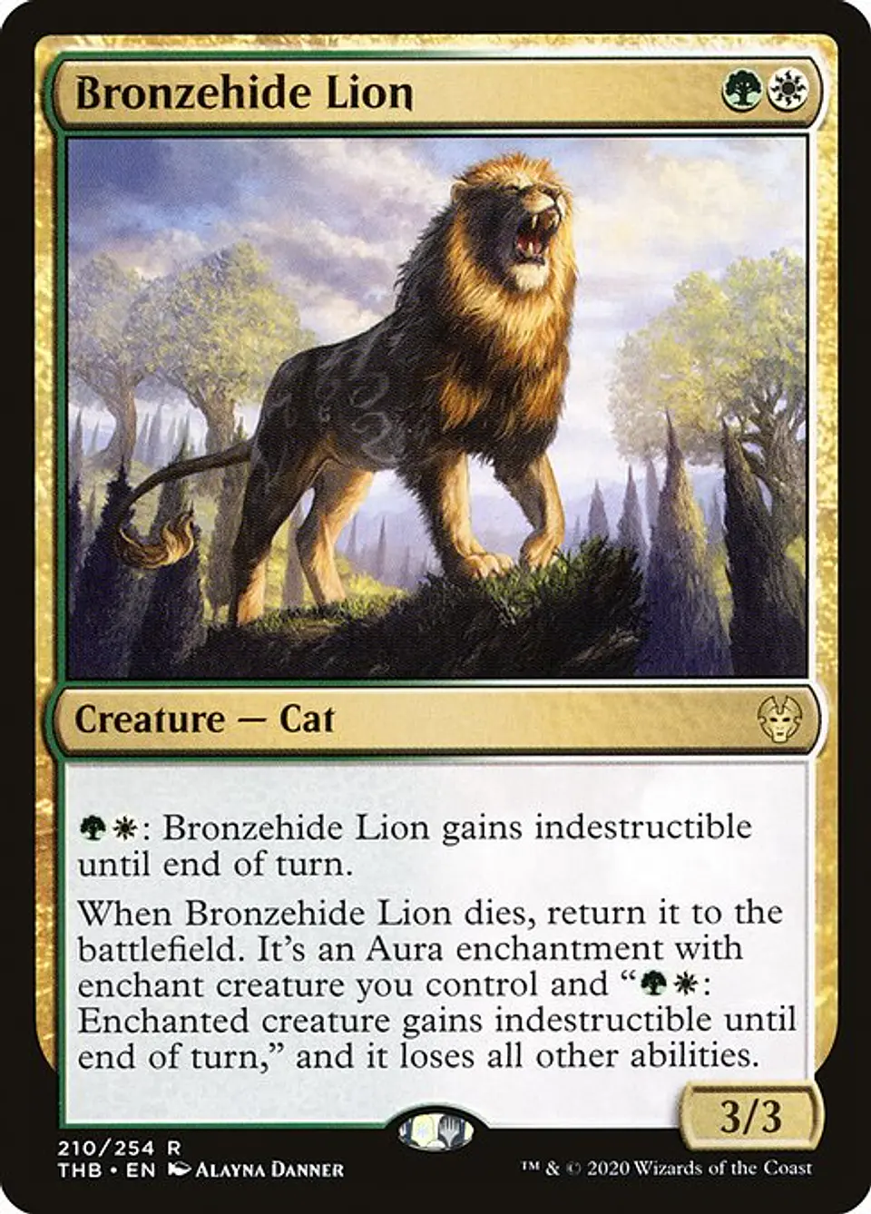 Carta Magic - FOIL Bronzehide Lion - Idioma: Ingles - Edicion: Theros Beyond Death 1