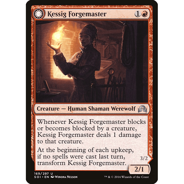 Carta Magic - FOIL Kessig Forgemaster - Idioma: Ingles - Edicion: Shadows over Innistrad