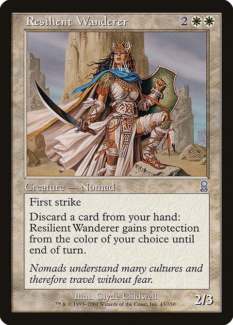 Carta Magic - FOIL Resilient Wanderer - Idioma: Ingles - Edicion: Odyssey