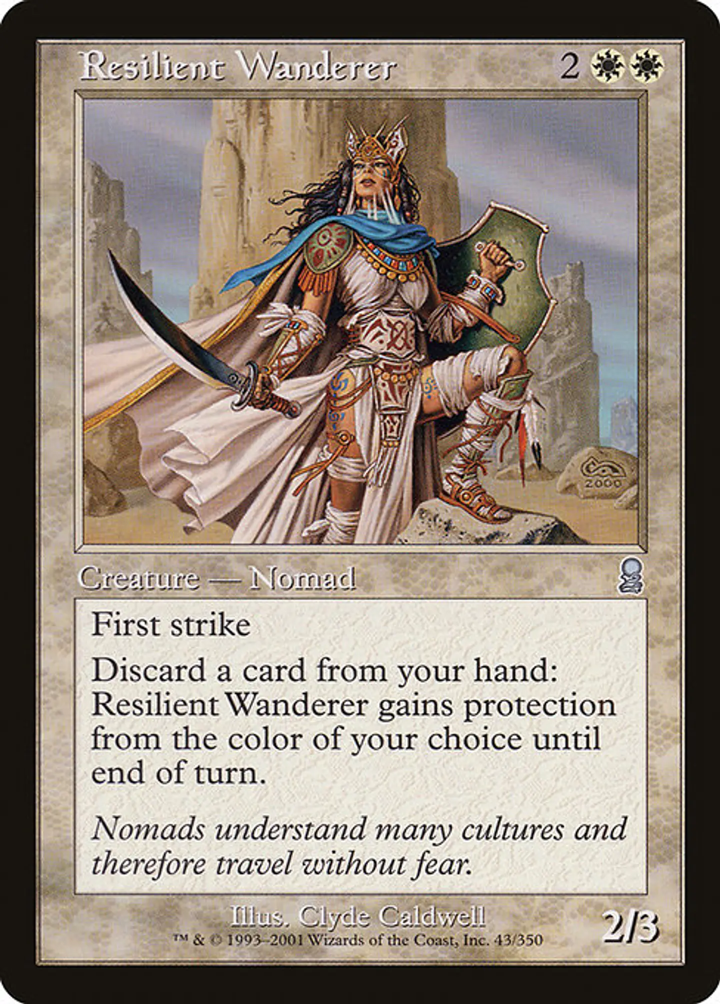 Carta Magic - FOIL Resilient Wanderer - Idioma: Ingles - Edicion: Odyssey 1