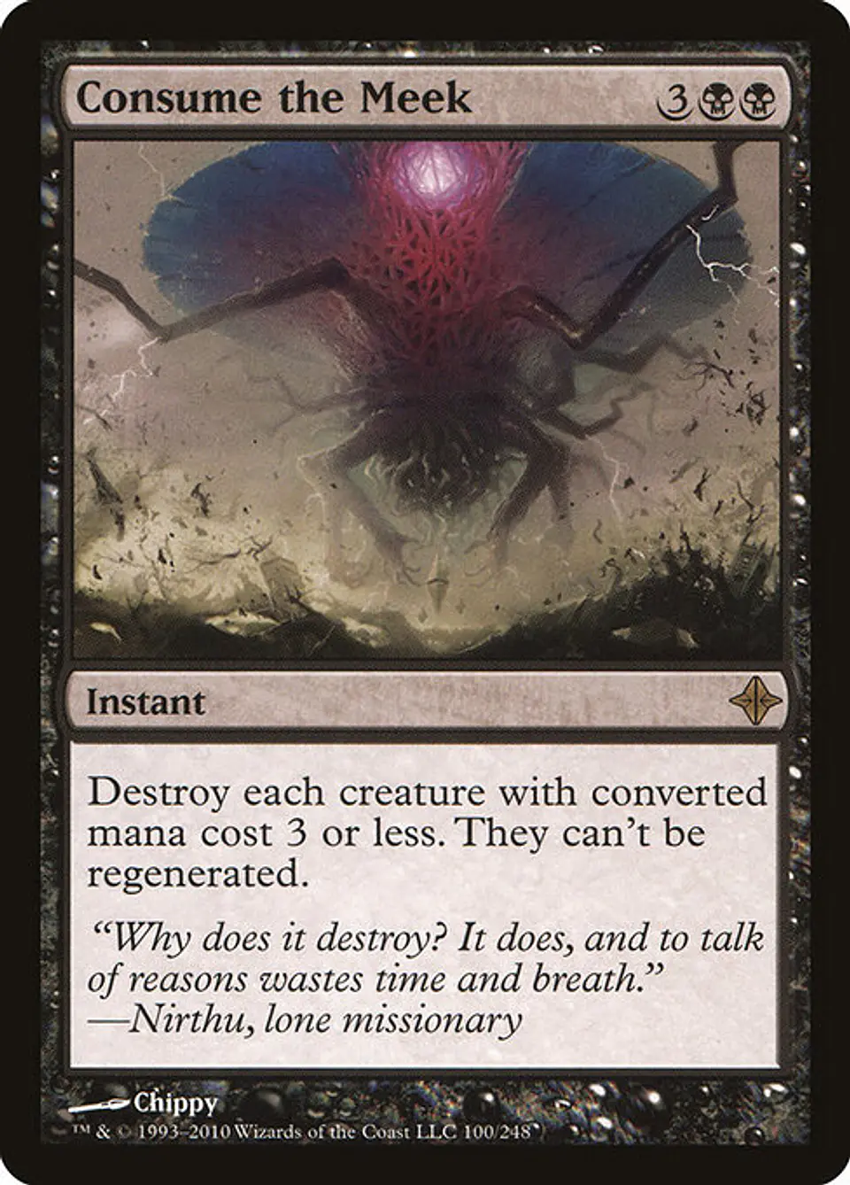 Carta Magic - FOIL Consume the Meek - Idioma: Espa–ol - Edicion: Rise of the Eldrazi 1