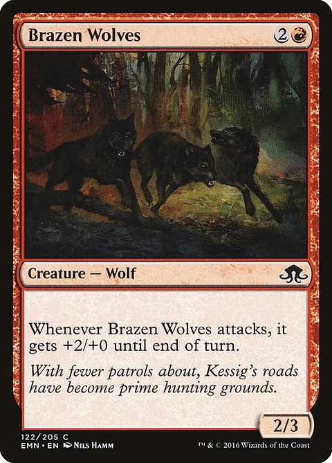 Carta Magic - FOIL Brazen Wolves - Idioma: Ingles - Edicion: Eldritch Moon