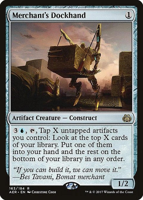 Carta Magic - FOIL Merchant's Dockhand - Idioma: Espa–ol - Edicion: Aether Revolt