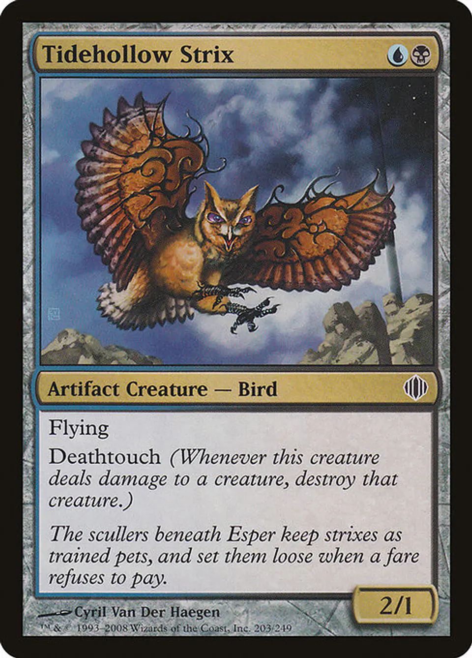 Carta Magic - FOIL Tidehollow Strix - Idioma: Ingles - Edicion: Shards of Alara 1