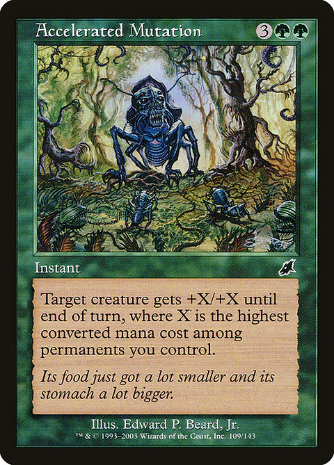 Carta Magic - FOIL Accelerated Mutation - Idioma: Ingles - Edicion: Scourge