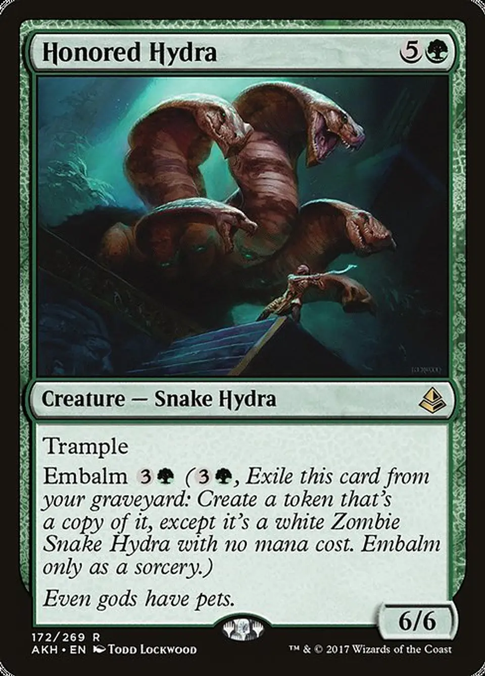 Carta Magic - FOIL Honored Hydra - Idioma: Espa–ol - Edicion: Amonkhet 1