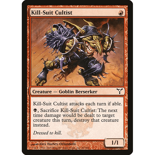 Carta Magic - FOIL Kill-Suit Cultist - Idioma: Ingles - Edicion: Dissension