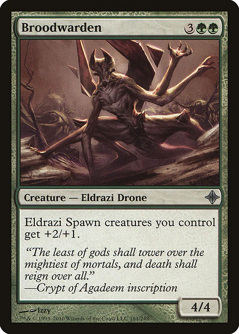 Carta Magic - FOIL Broodwarden - Idioma: Ingles - Edicion: Rise of the Eldrazi