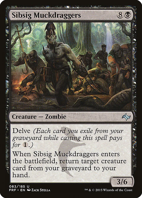 Carta Magic - FOIL Sibsig Muckdraggers - Idioma: Espa–ol - Edicion: Fate Reforged