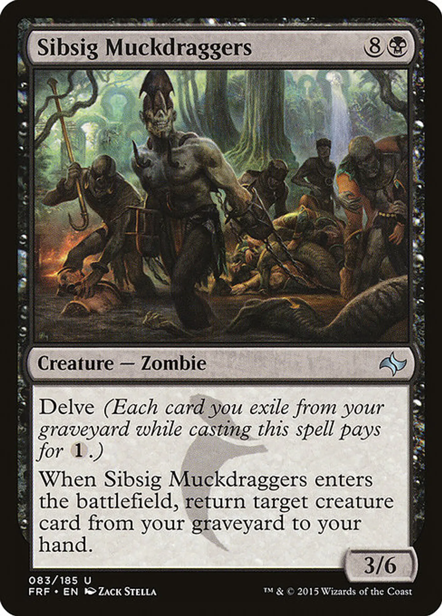 Carta Magic - FOIL Sibsig Muckdraggers - Idioma: Espa–ol - Edicion: Fate Reforged 1