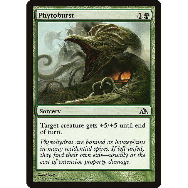 Carta Magic - FOIL Phytoburst - Idioma: Espa–ol - Edicion: Dragon's Maze