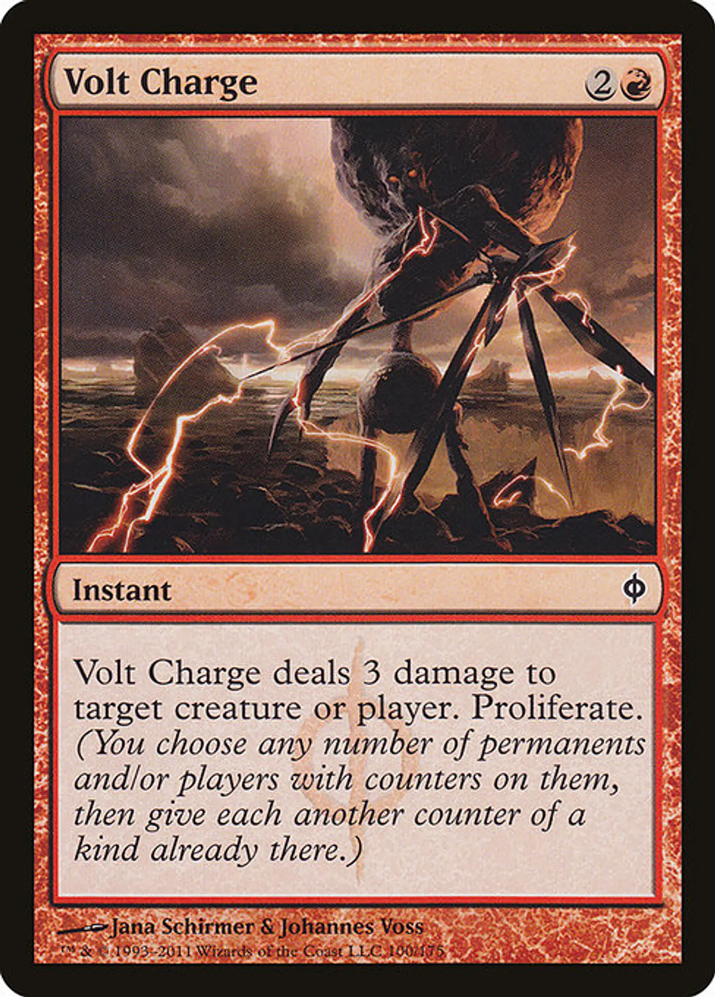 Carta Magic - FOIL Volt Charge - Idioma: Ingles - Edicion: New Phyrexia 1