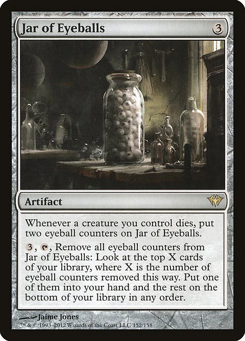 Carta Magic - FOIL Jar of Eyeballs - Idioma: Ingles - Edicion: Dark Ascension