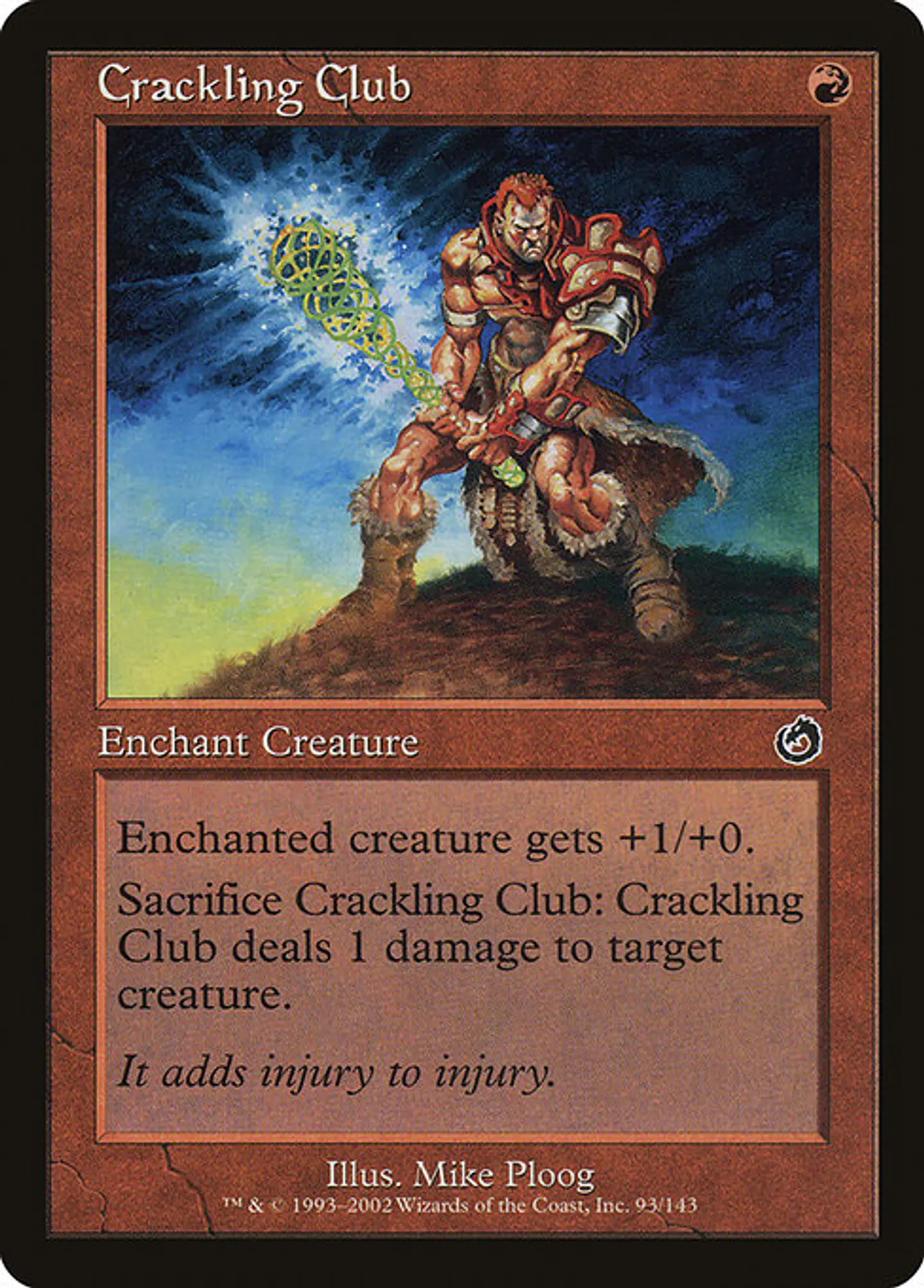 Carta Magic - FOIL Crackling Club - Idioma: Espa–ol - Edicion: Torment 1