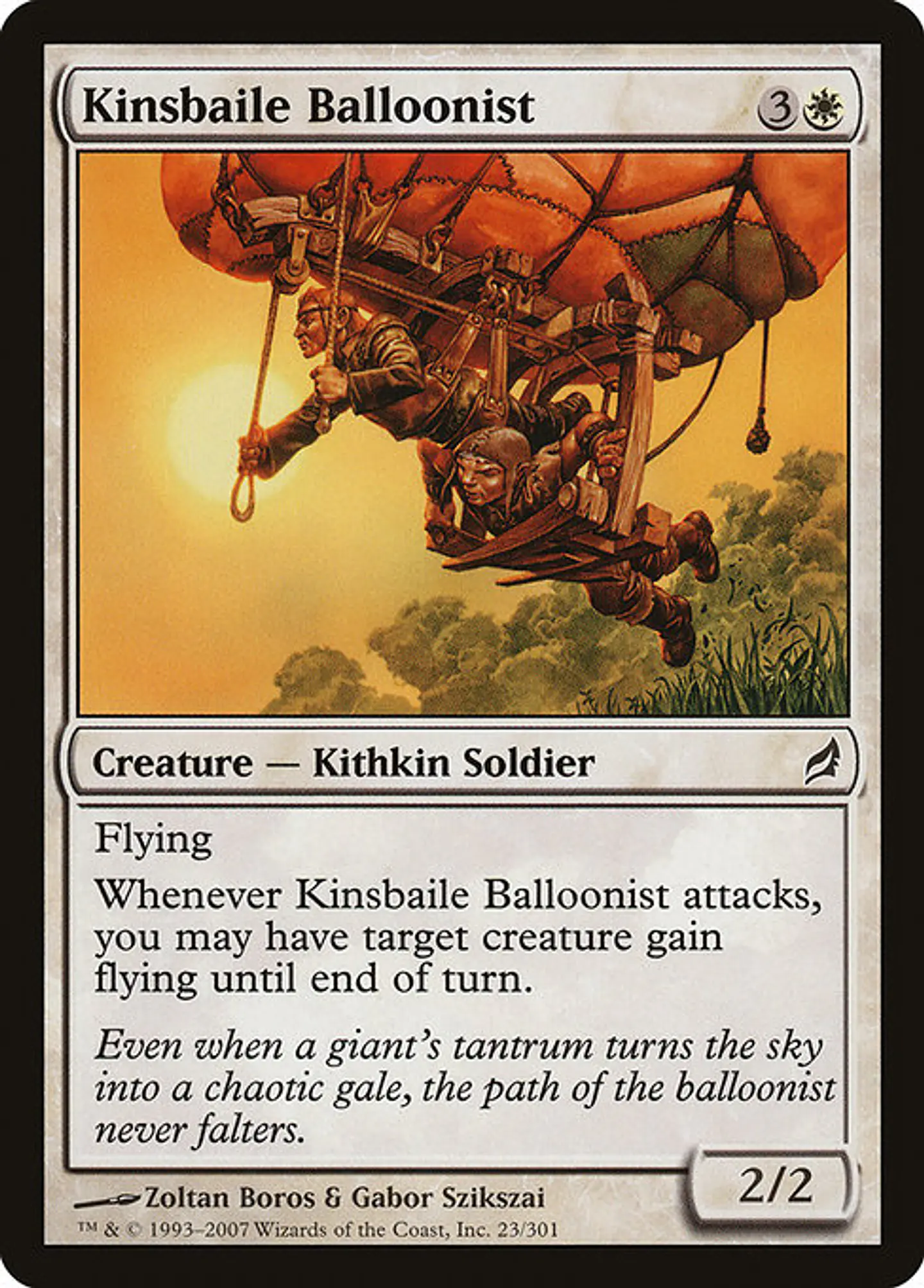 Carta Magic - FOIL Kinsbaile Balloonist - Idioma: Espa–ol - Edicion: Lorwyn 1