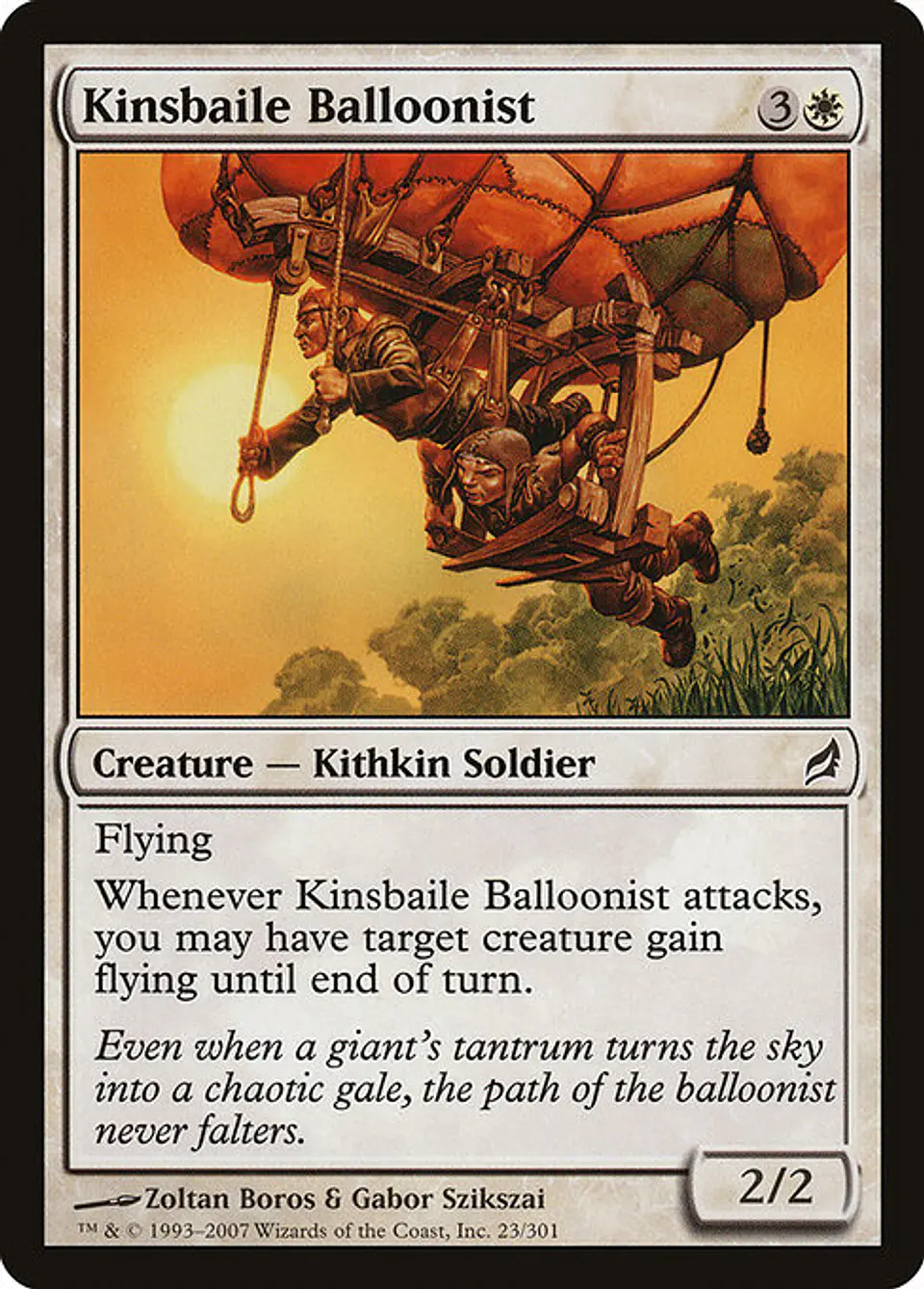 Carta Magic - FOIL Kinsbaile Balloonist - Idioma: Espa–ol - Edicion: Lorwyn 1