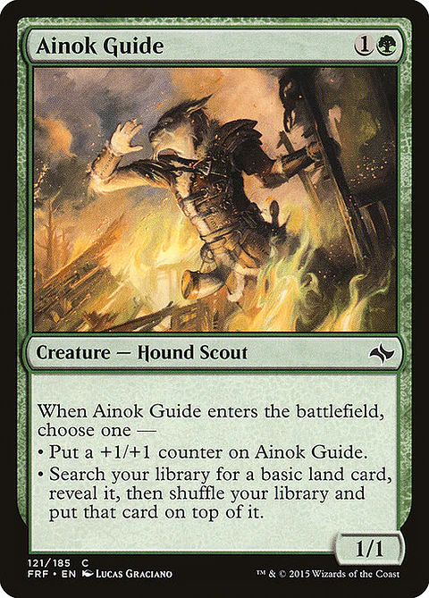 Carta Magic - FOIL Ainok Guide - Idioma: Espa–ol - Edicion: Fate Reforged