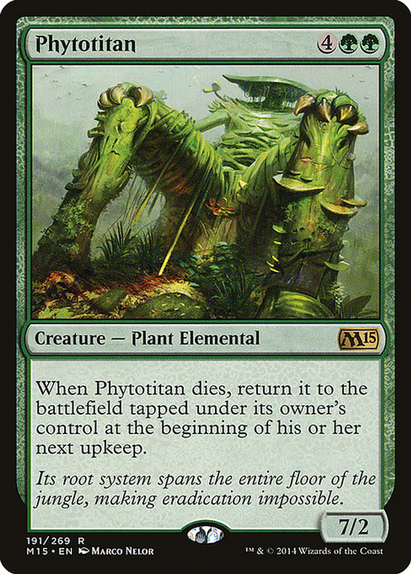 Carta Magic - FOIL Phytotitan - Idioma: Espa–ol - Edicion: Magic 2015 1