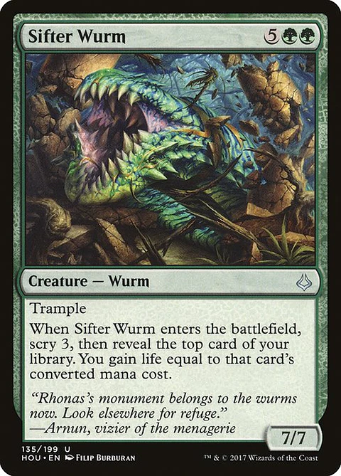 Carta Magic - FOIL Sifter Wurm - Idioma: Espa–ol - Edicion: Hour of Devastation