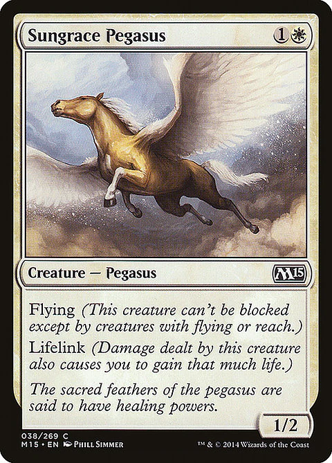 Carta Magic - FOIL Sungrace Pegasus - Idioma: Espa–ol - Edicion: Magic 2015