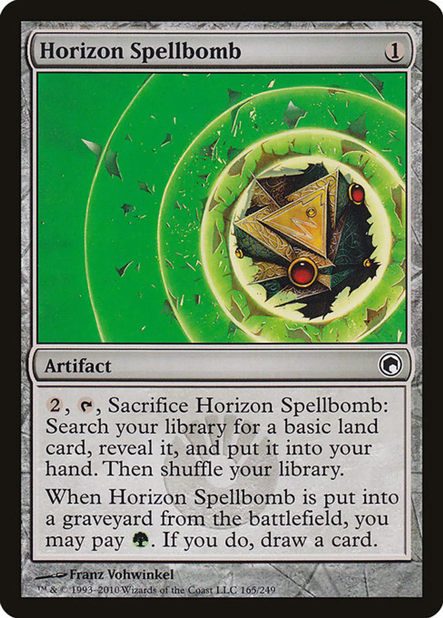 Carta Magic - FOIL Horizon Spellbomb - Idioma: Ingles - Edicion: Scars of Mirrodin 1