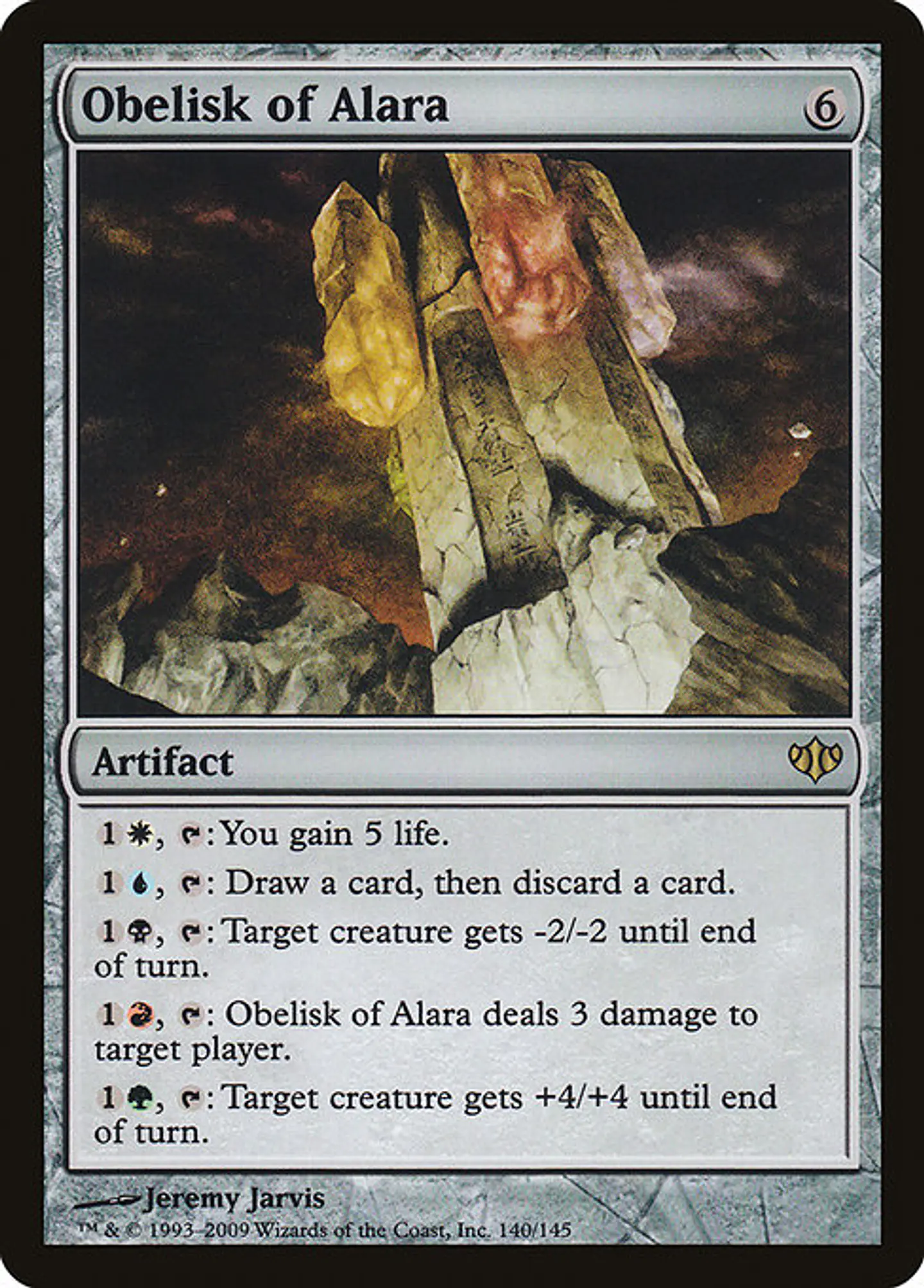 Carta Magic - FOIL Obelisk of Alara - Idioma: Ingles - Edicion: Conflux 1