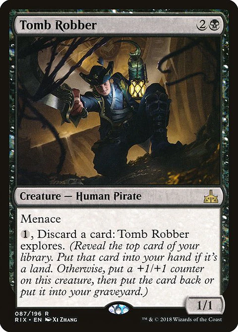Carta Magic - FOIL Tomb Robber - Idioma: Espa–ol - Edicion: Rivals of Ixalan