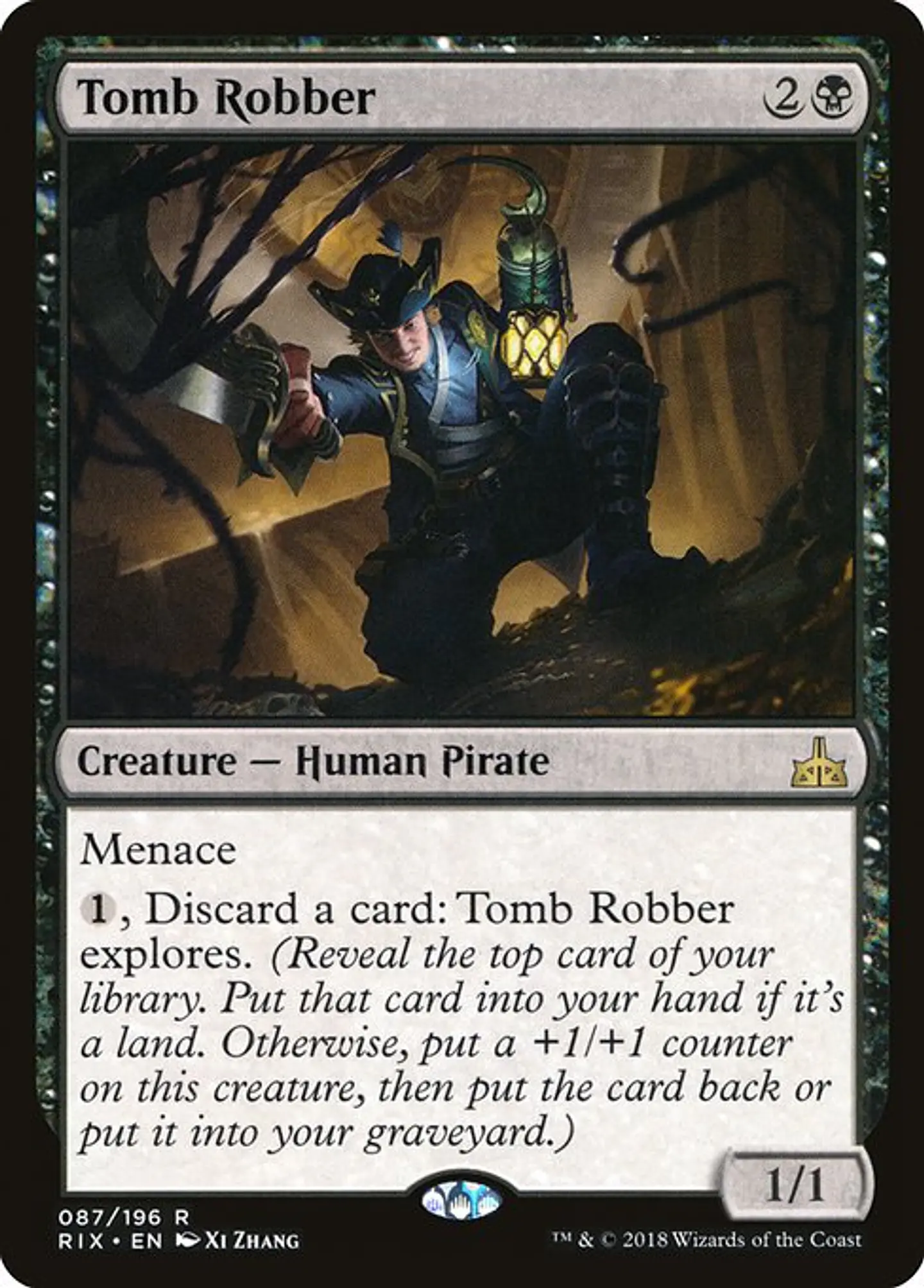 Carta Magic - FOIL Tomb Robber - Idioma: Espa–ol - Edicion: Rivals of Ixalan 1