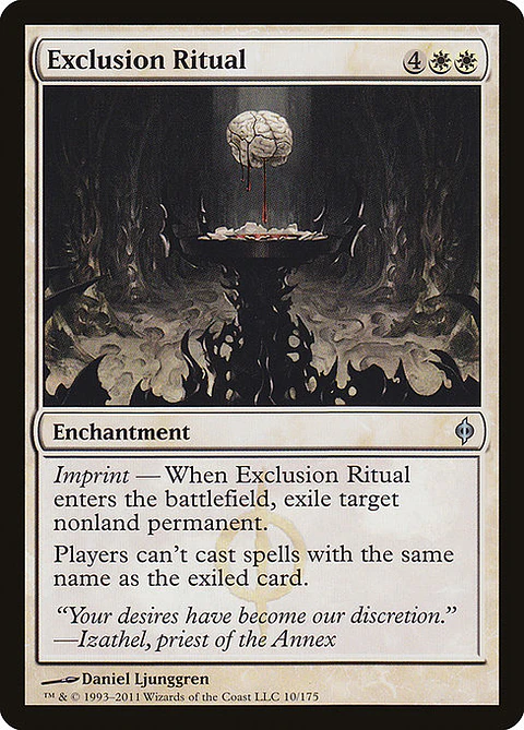 Carta Magic - FOIL Exclusion Ritual - Idioma: Ingles - Edicion: New Phyrexia