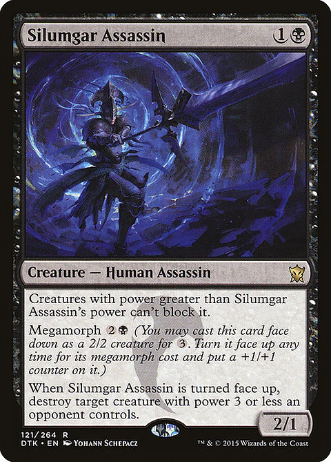 Carta Magic - FOIL Silumgar Assassin - Idioma: Espa–ol - Edicion: Dragons of Tarkir